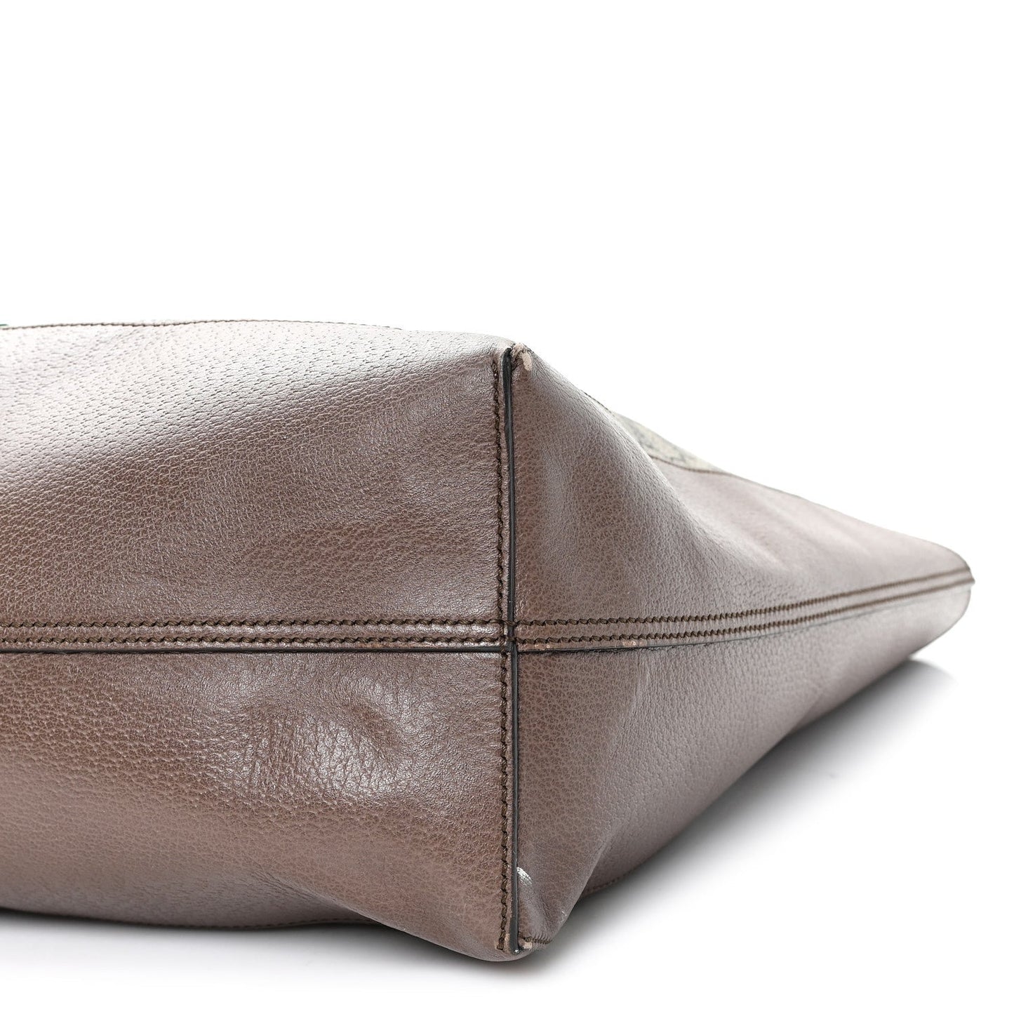 GG Supreme Monogram Web Ophidia Tote Brown