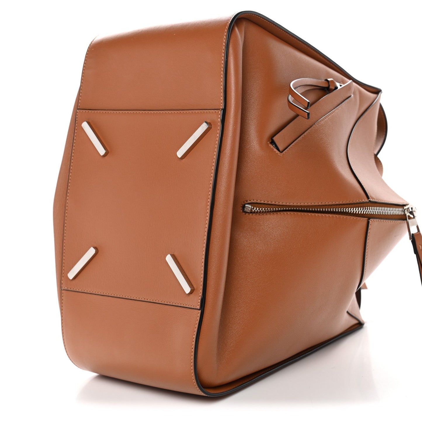 Calfskin Medium Hammock Shoulder Bag Tan