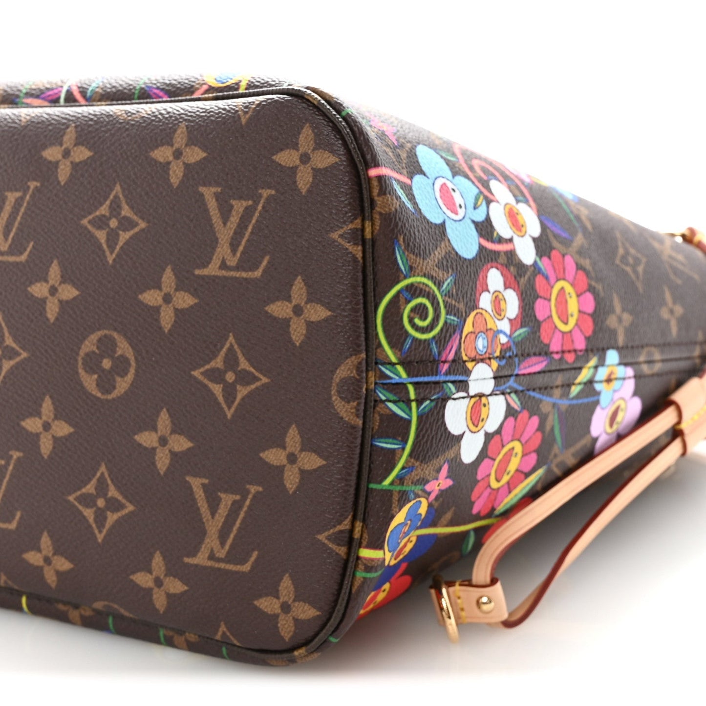 LV X TM Monogram Flowers Neverfull MM