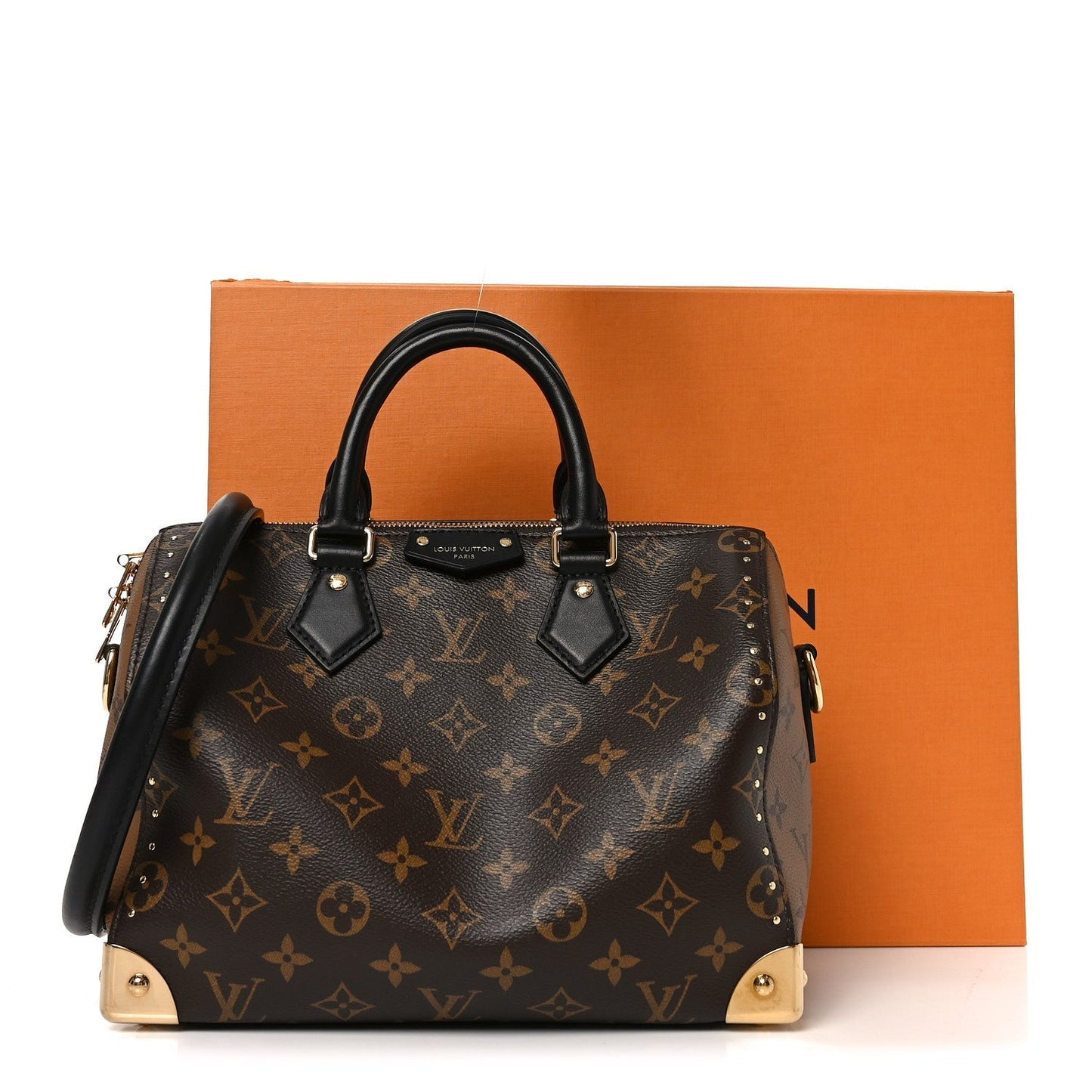 Reverse Monogram Speedy Trunk 25