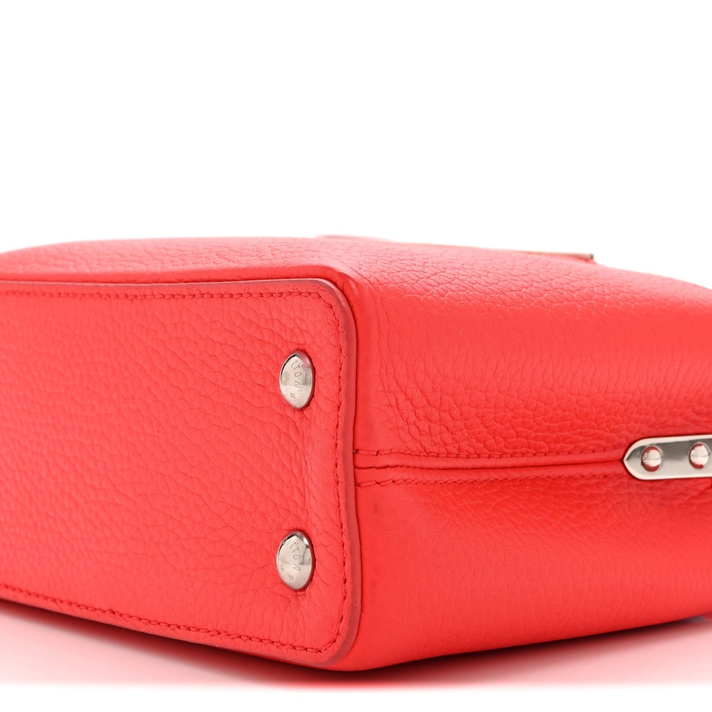 Taurillon Capucines Mini Coral Olympe Blue