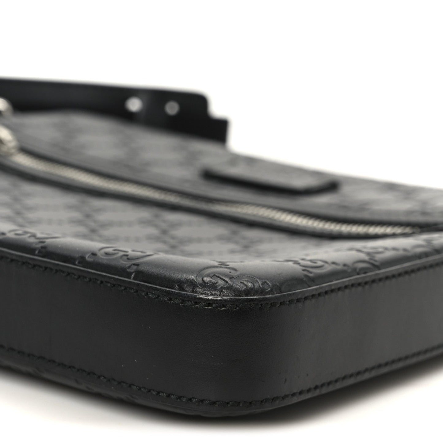 Guccissima Signature Small Messenger Bag Black