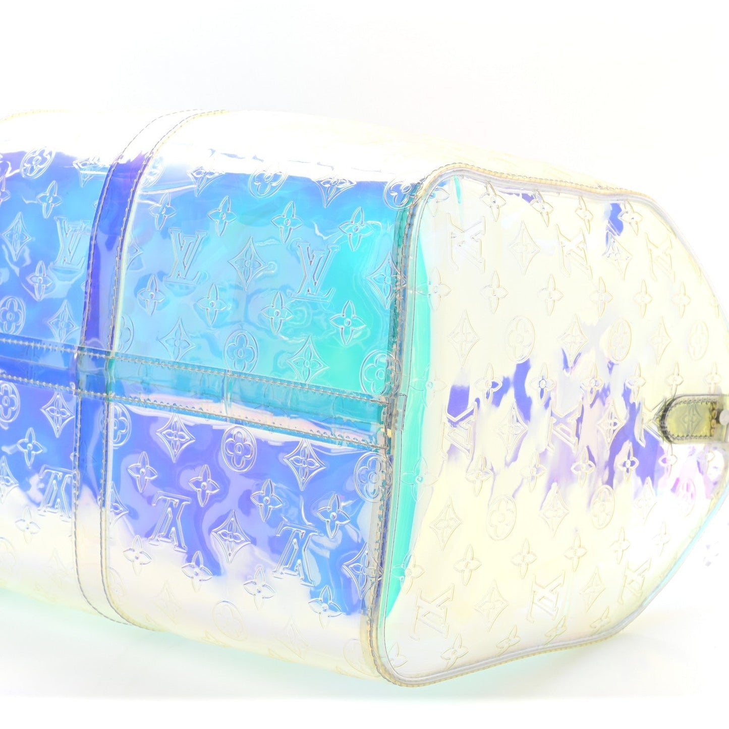 PVC Monogram Keepall Bandouliere 50 Iridescent Prism
