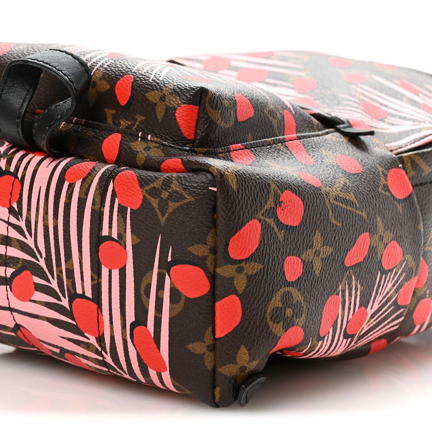 Monogram Jungle Dots Palm Springs Backpack PM Sugar Pink Poppy