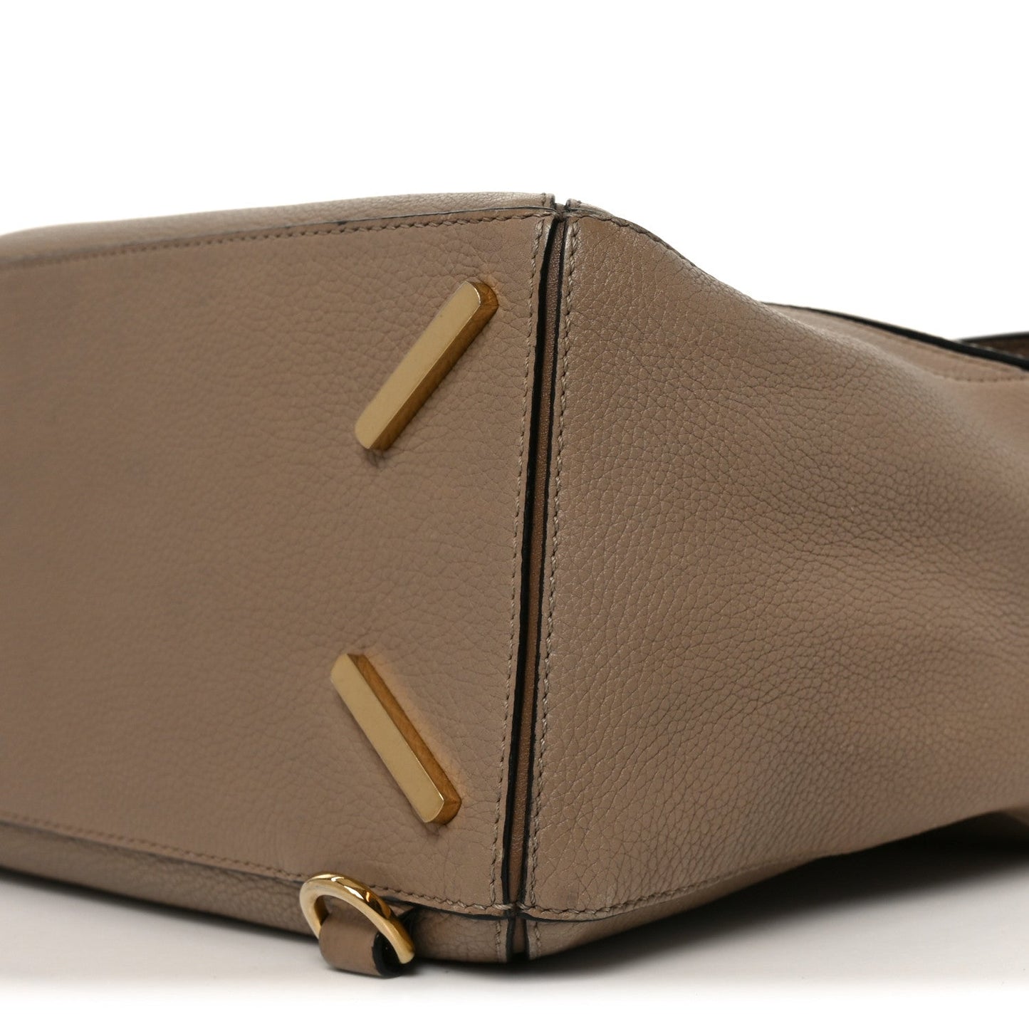 Grained Calfskin Medium Puzzle Bag Sand Mink