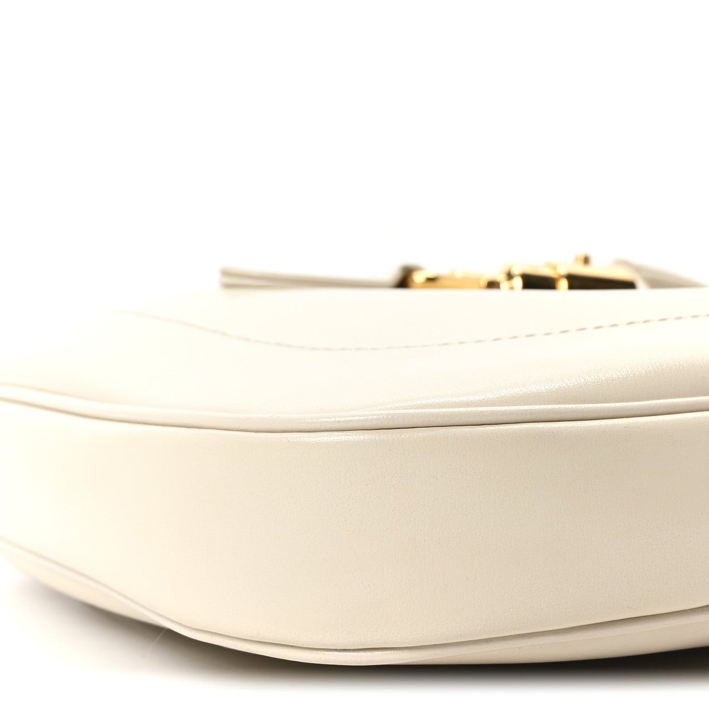Boarded Dyana Lux Calfskin Small Jackie 1961 Hobo Mystic White