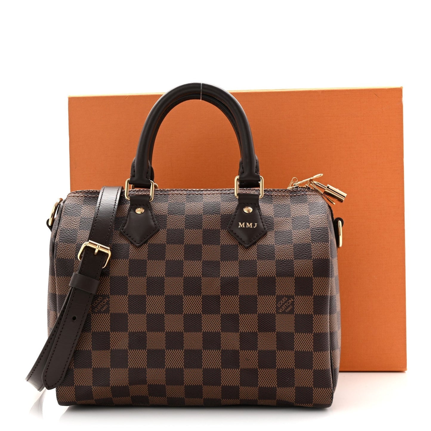 Damier Ebene Speedy Bandouliere 25