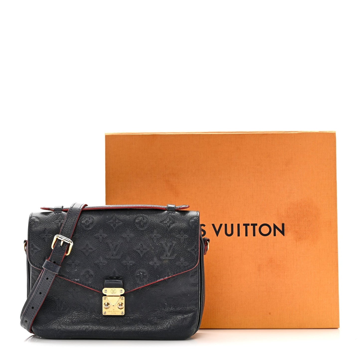 Empreinte Pochette Metis Marine Rouge