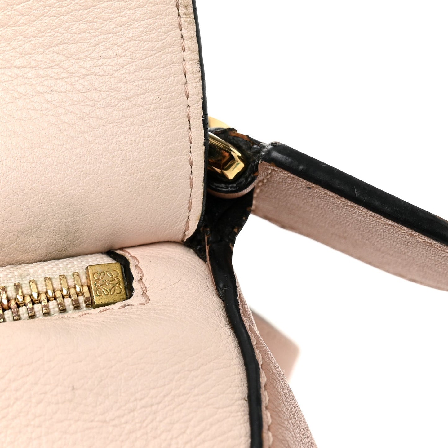 Calfskin Suede Small Puzzle Bag Blush