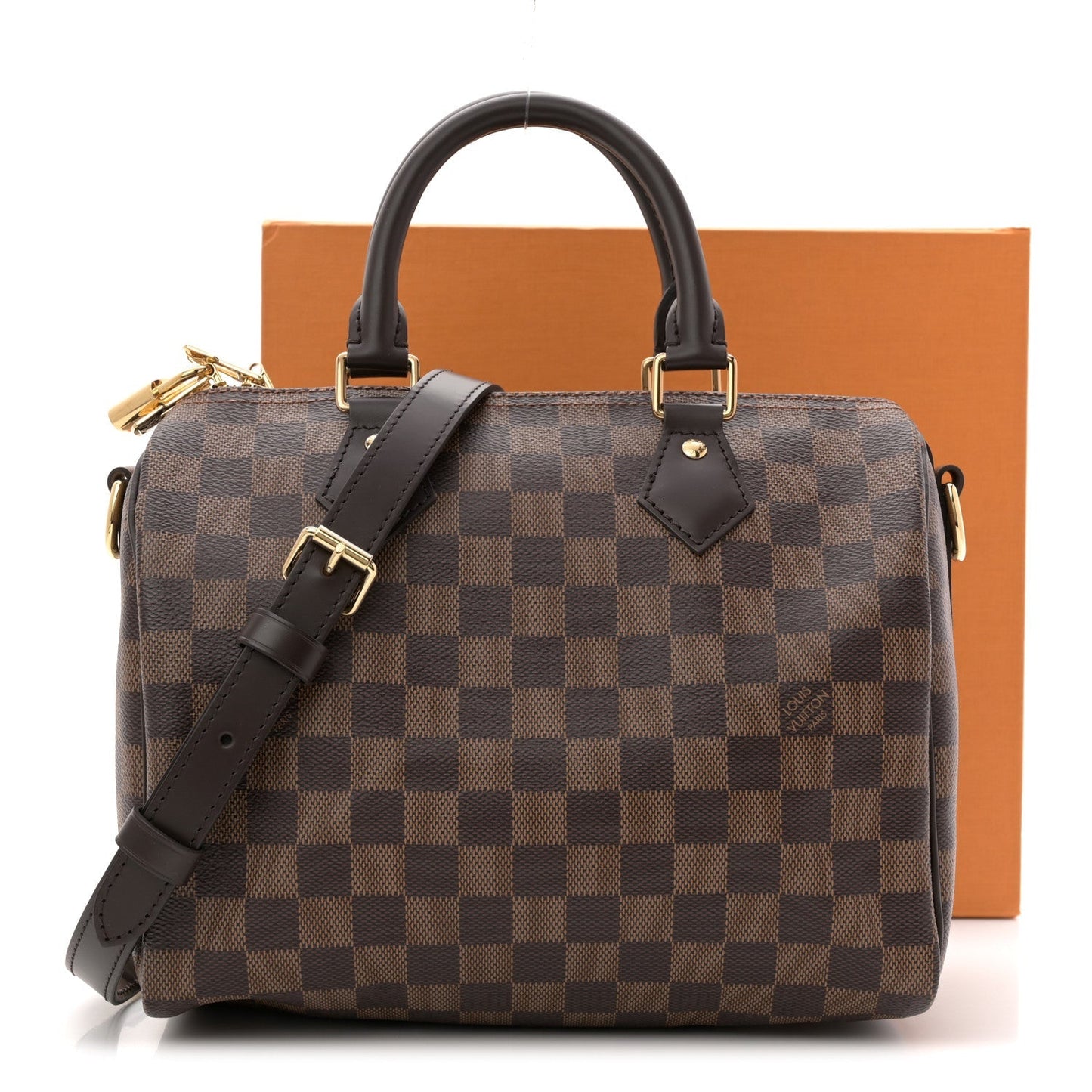 Damier Ebene Speedy Bandouliere 25