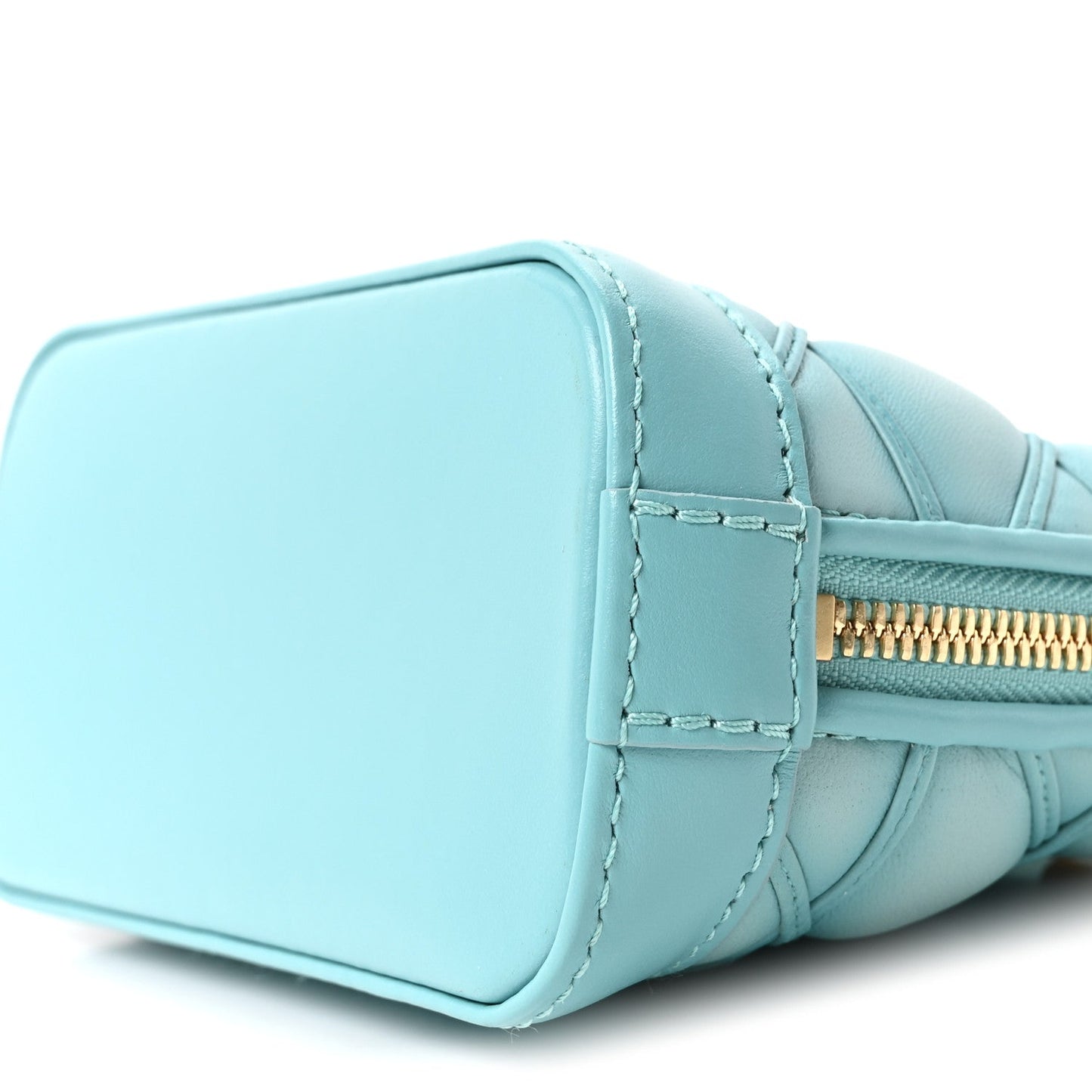 Lambskin Malletage Alma Nano Lagoon Blue
