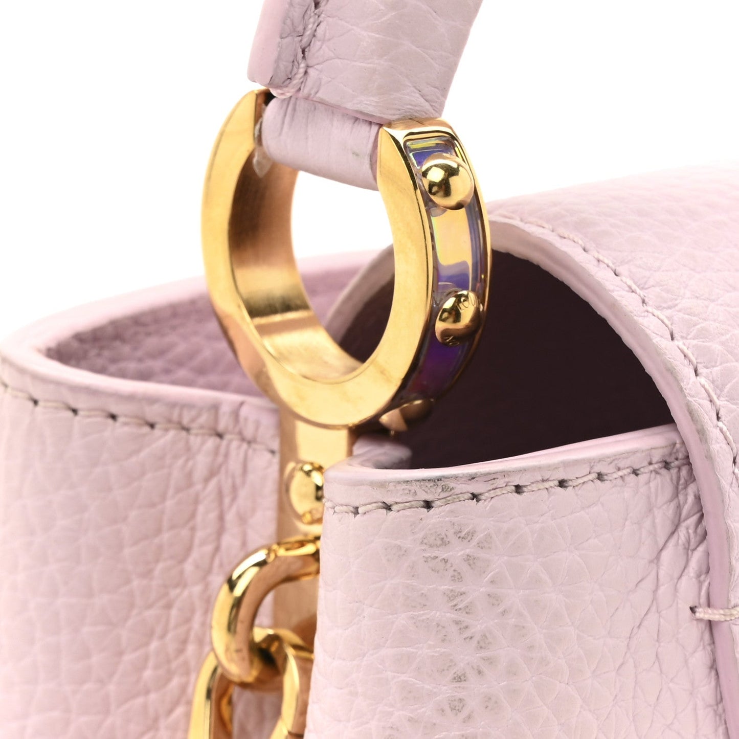 Taurillon LV Ski Capucines Mini Pearly Lilac