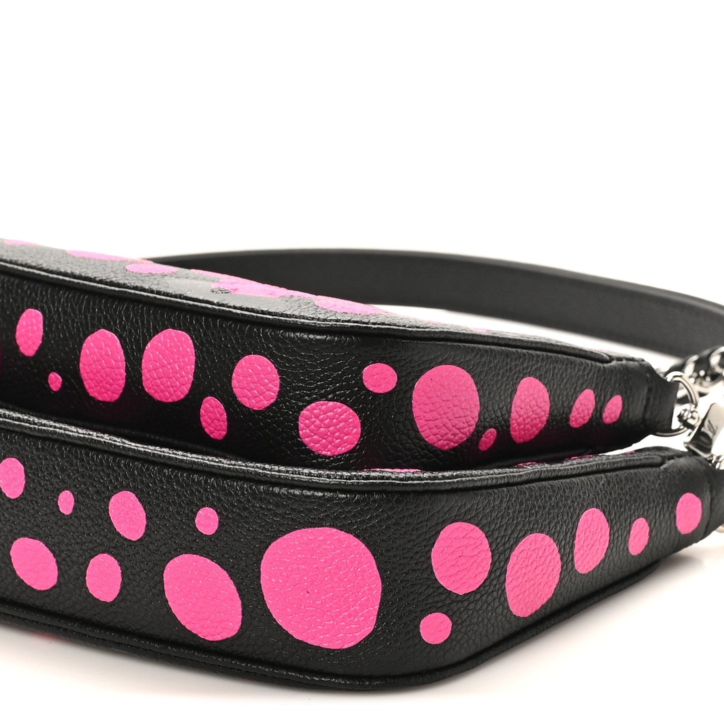 LV X YK Empreinte Multi Pochette Accessories Black Fuchsia