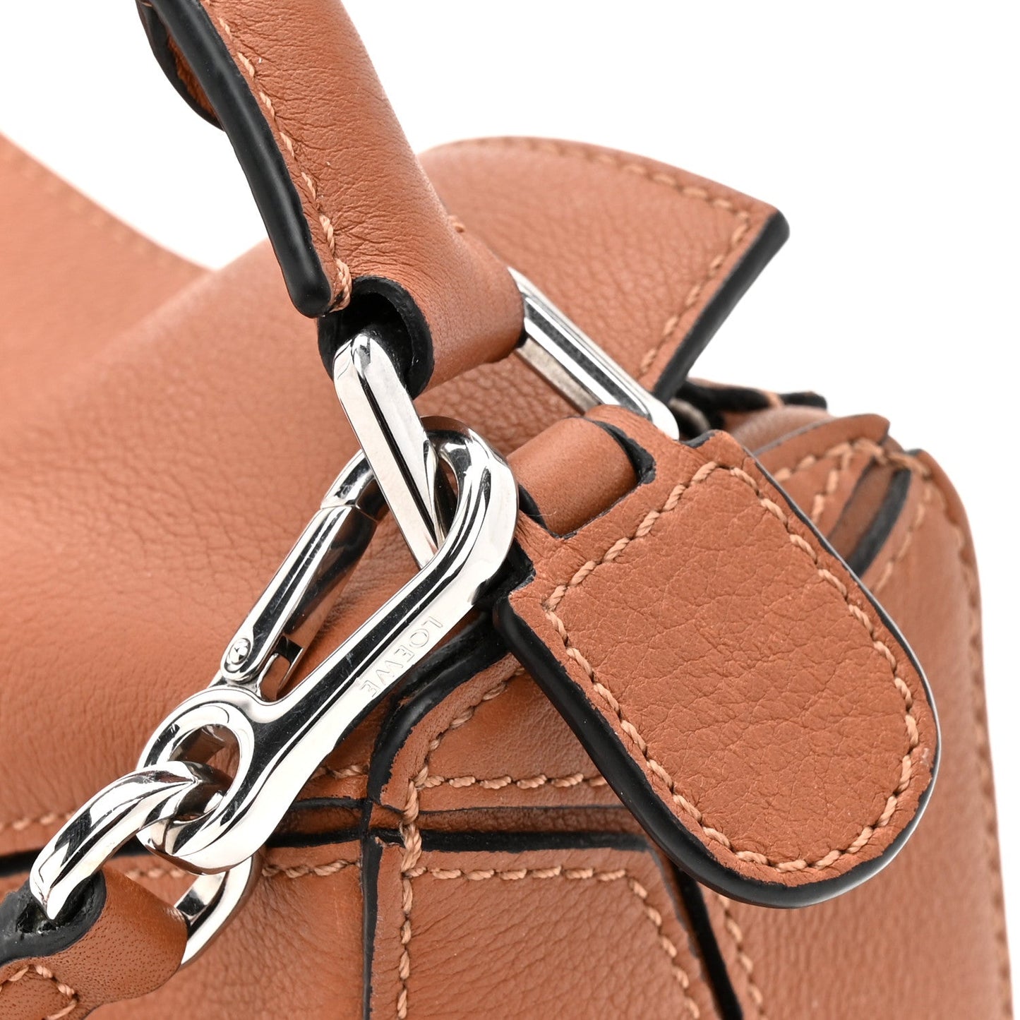 Calfskin Mini Puzzle Bag Tan