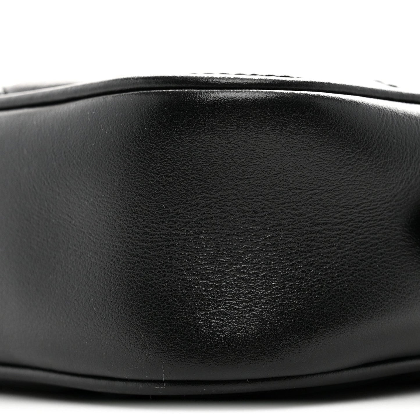 Calfskin Matelasse Mini GG Marmont Chain Shoulder Bag Black