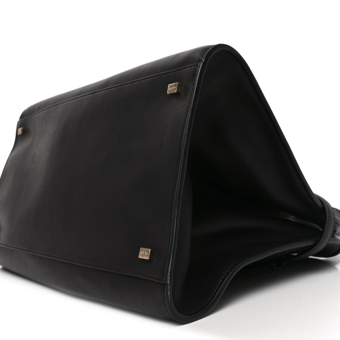 Polished Saddle Calfskin Soft Margaux Belt 15 Black
