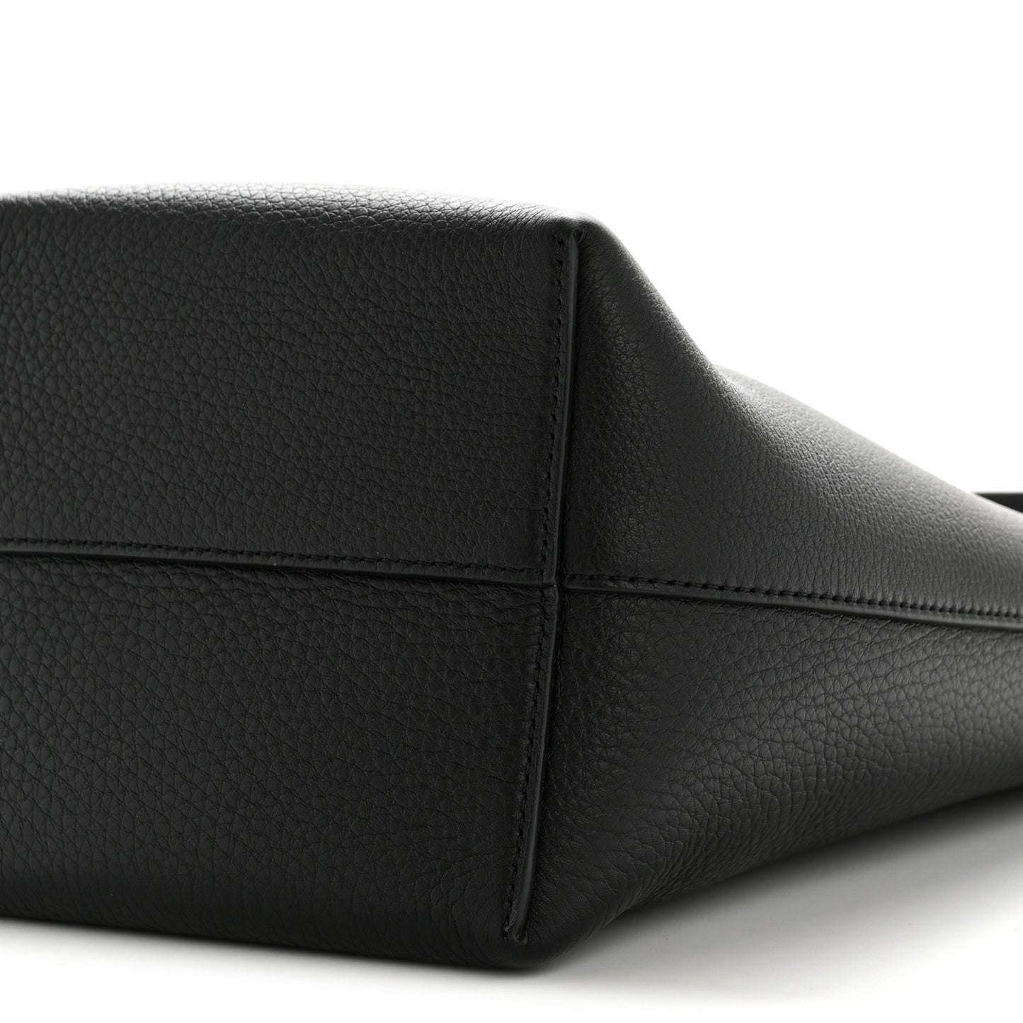 Grained Calfskin Small N/S Park Tote Black