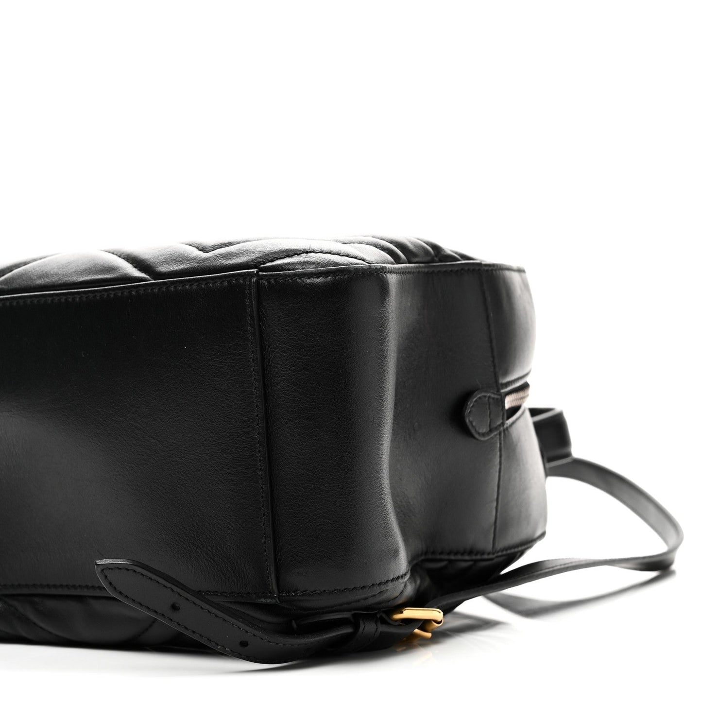 Calfskin Matelasse GG Marmont Dome Backpack Black