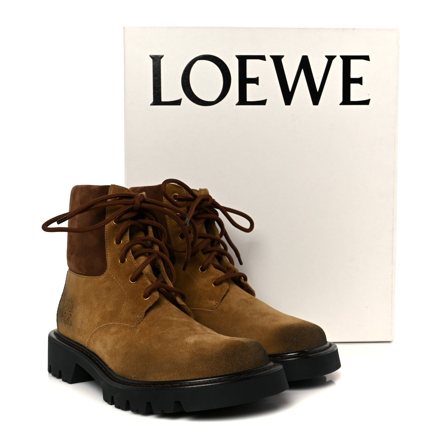 Suede Mens Sierra Combat Boots 41 Tobacco Brown