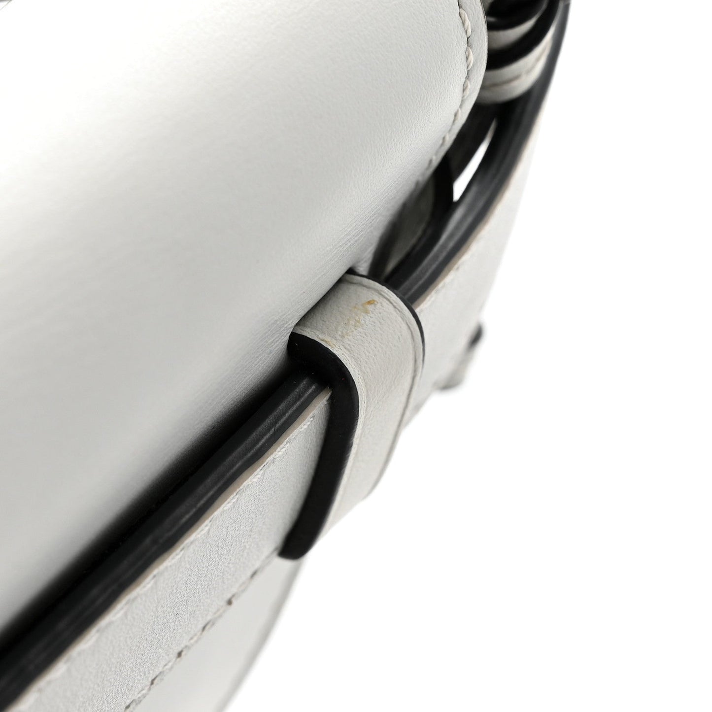 Calfskin Mini Gate Belt Bag Kaolin