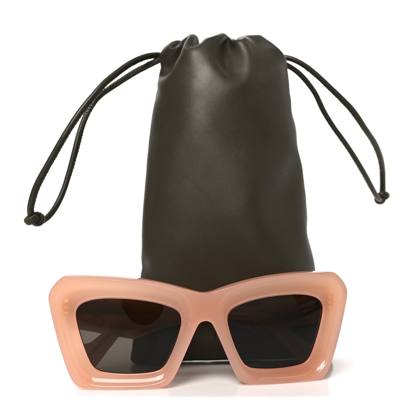Acetate Anagram Cat Eye Sunglasses LW40145I Light Pink