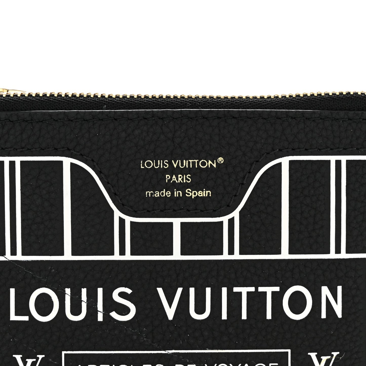 Calfskin Neverfull Inside Out BB Pochette Black