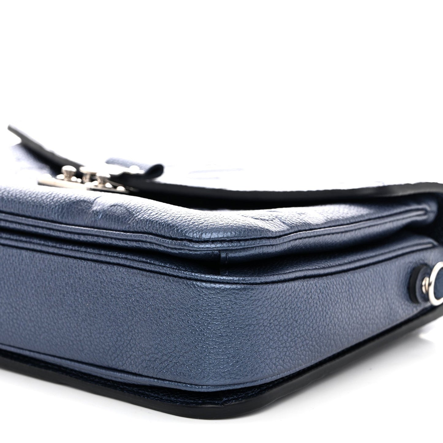 Metallic Empreinte Monogram Giant Pochette Metis Navy Nacre