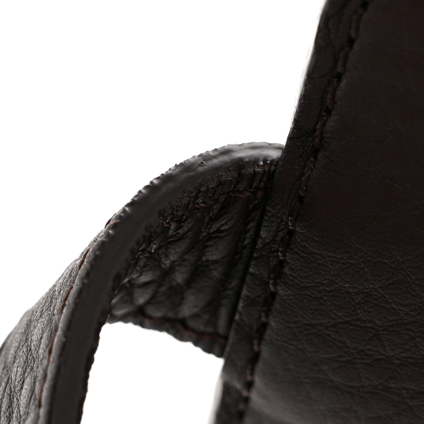 Grained Calfskin Small Slouchy Banana Bag Aubergine