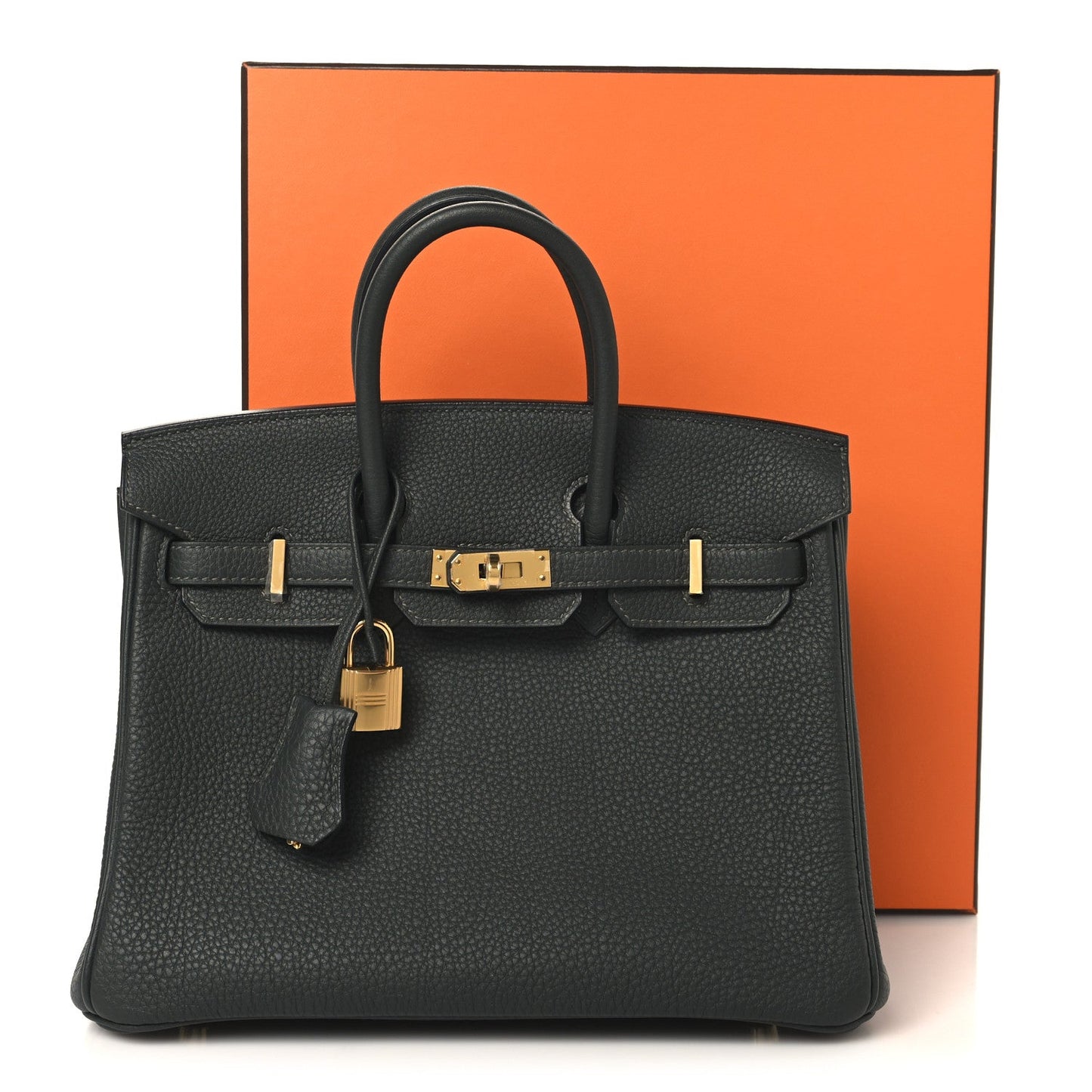 Togo Birkin 25 Vert Fonce