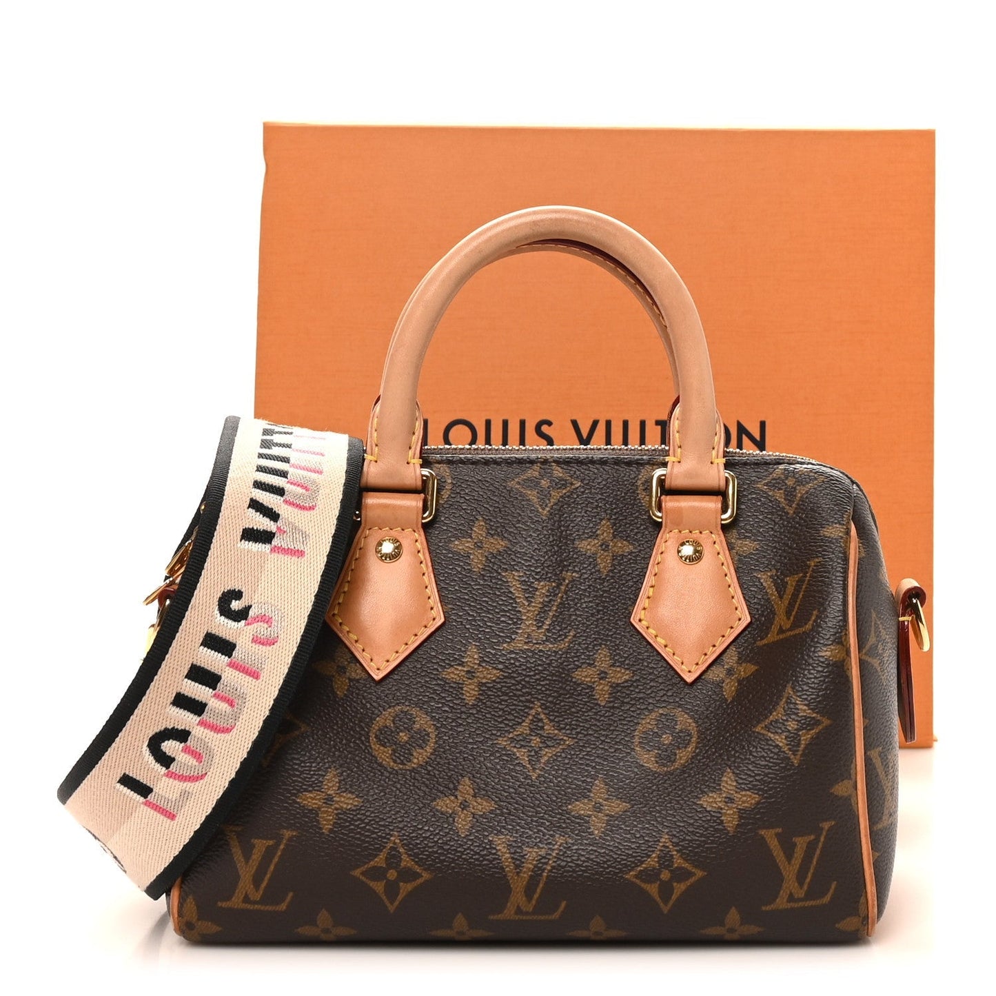 Monogram Speedy Bandouliere 20 Black