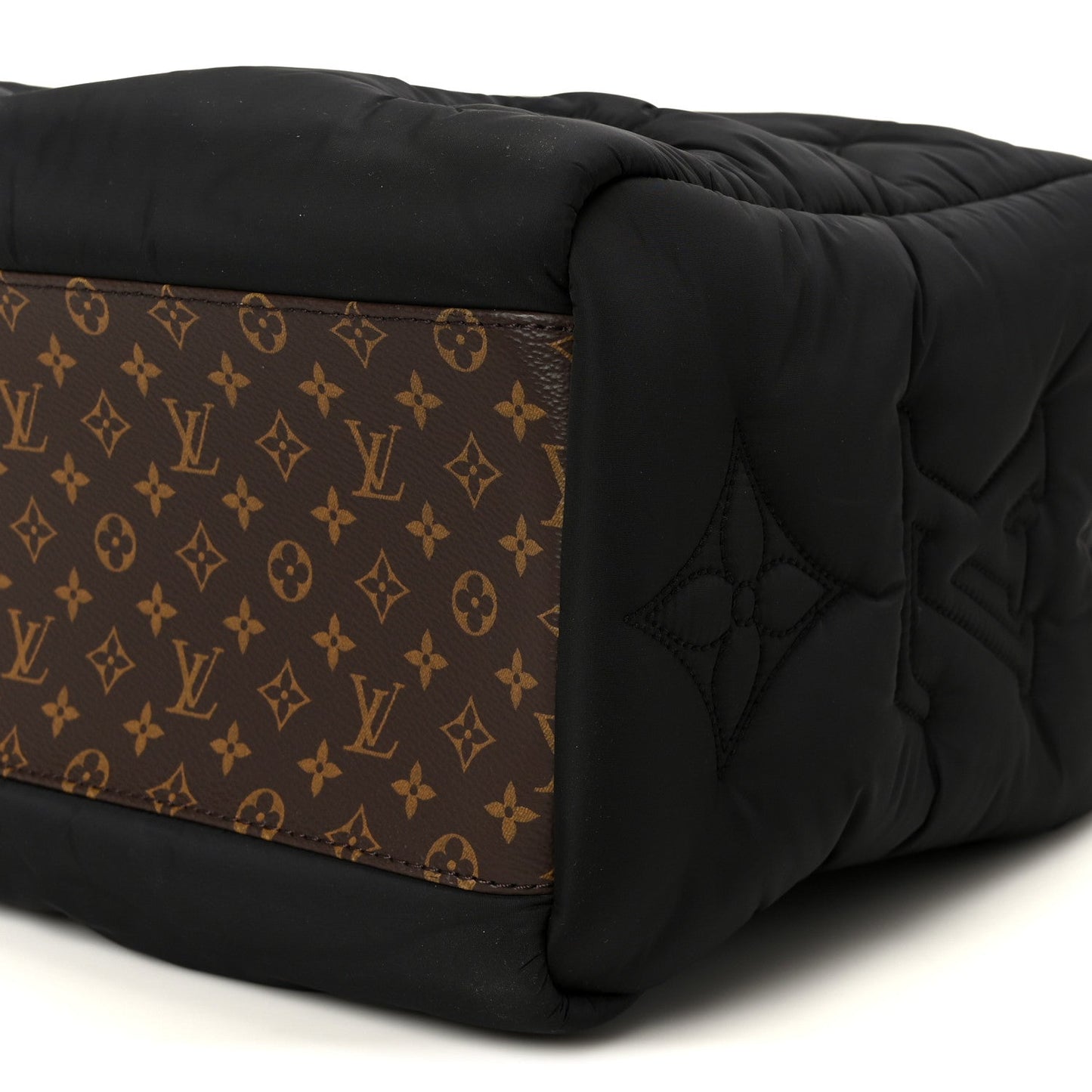 Econyl Monogram Pillow Giant Onthego MM Black
