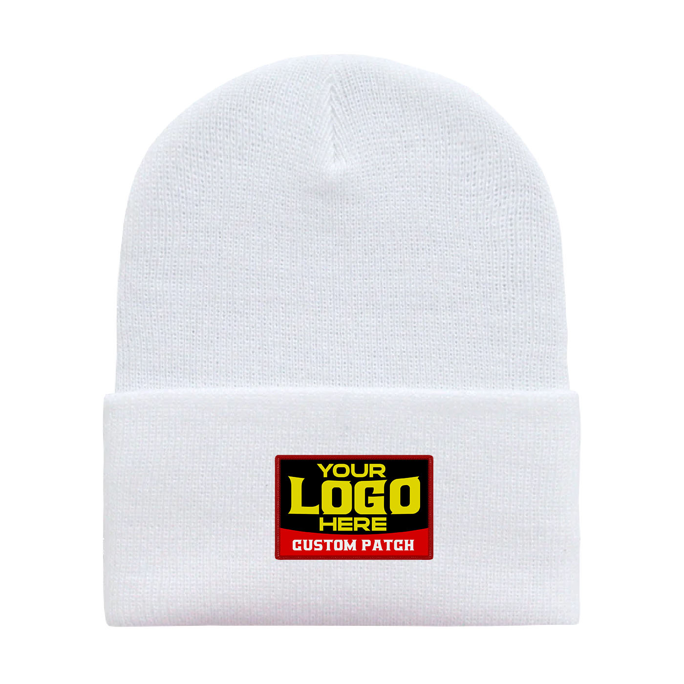 Custom Patch Decky 186 - Acrylic Long Beanie, Knit Cap - 186