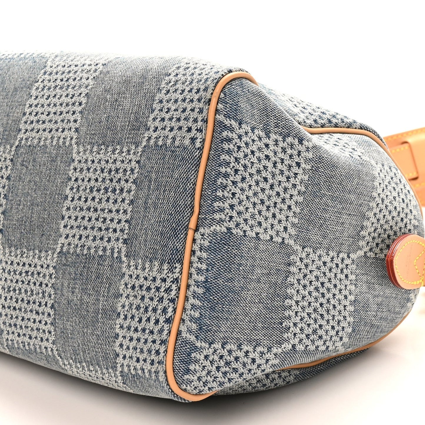 Damier Denim 3D Speedy Bandouliere 25 Bleu