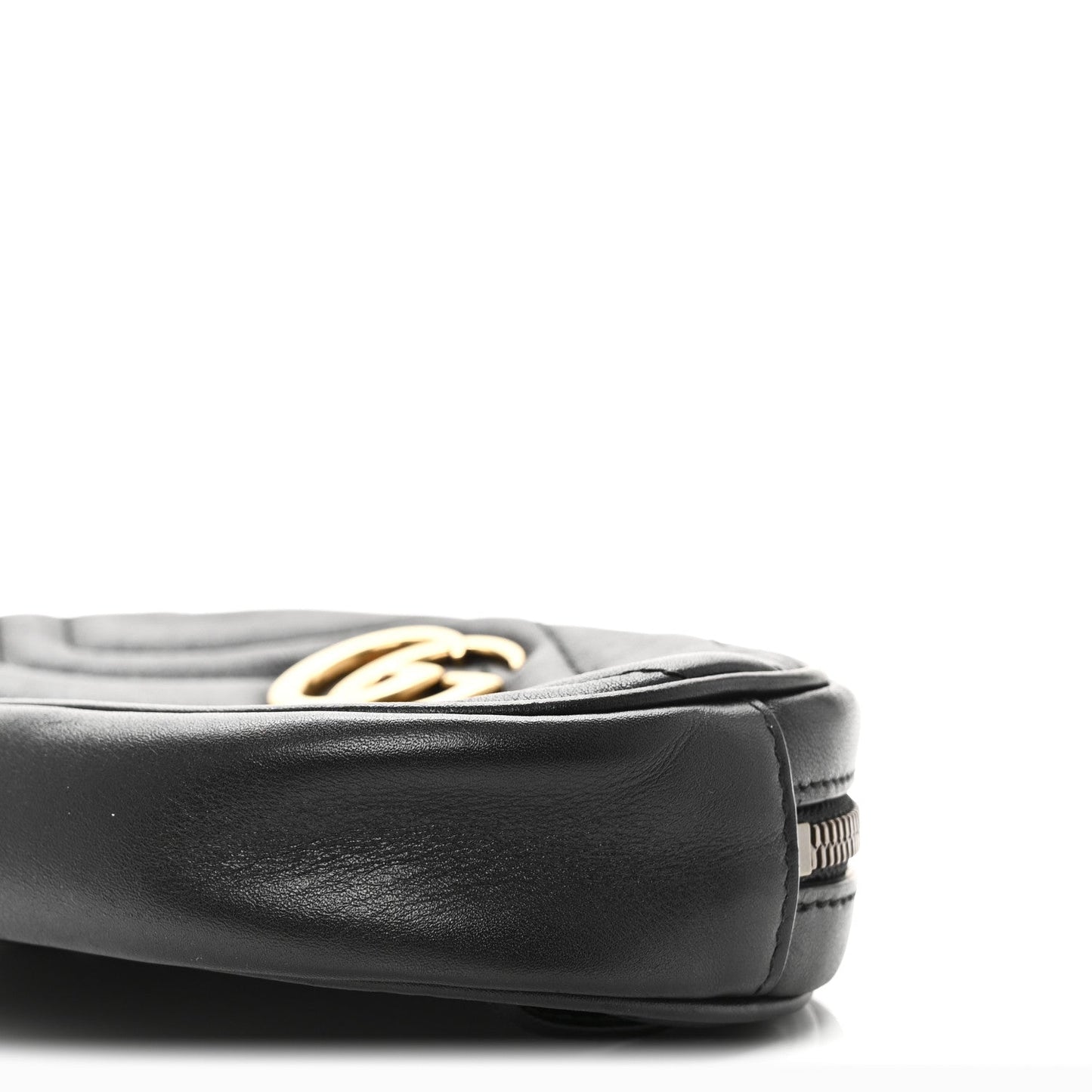 Calfskin Matelasse GG Marmont Belt Bag 95 38 Black