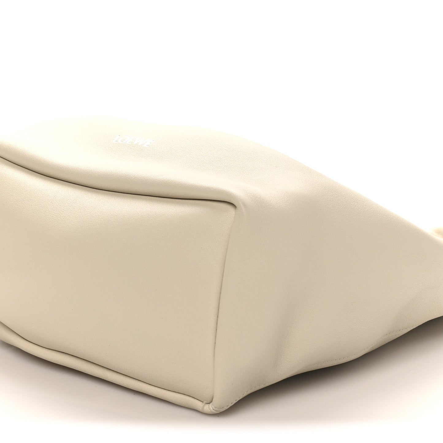 Buttery Nappa Lambskin Small Squeeze Bag Sea Salt