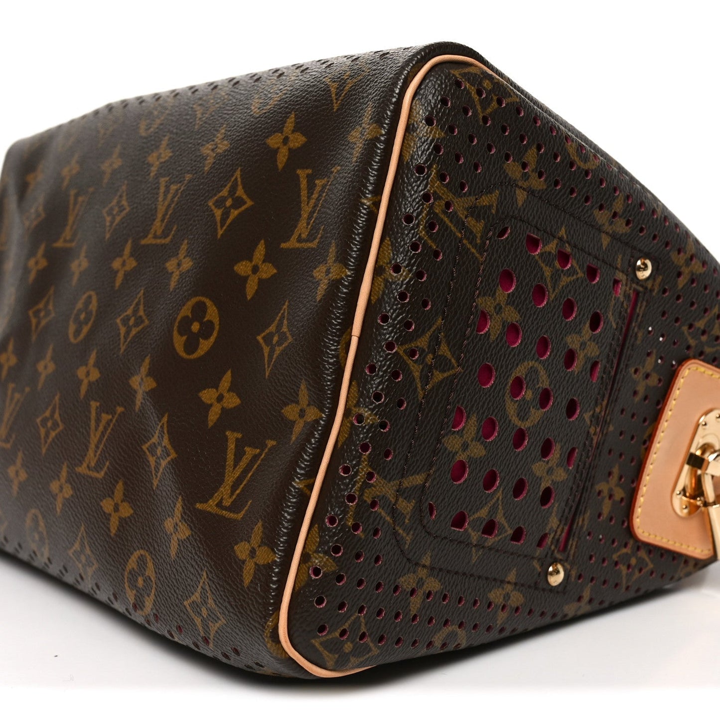 Monogram Perforated Speedy 30 Fuchsia