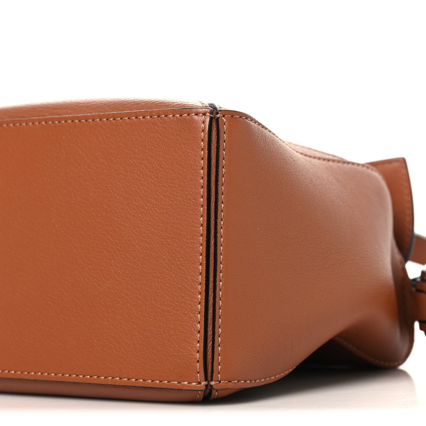 Grained Calfskin Small Puzzle Bag Tan