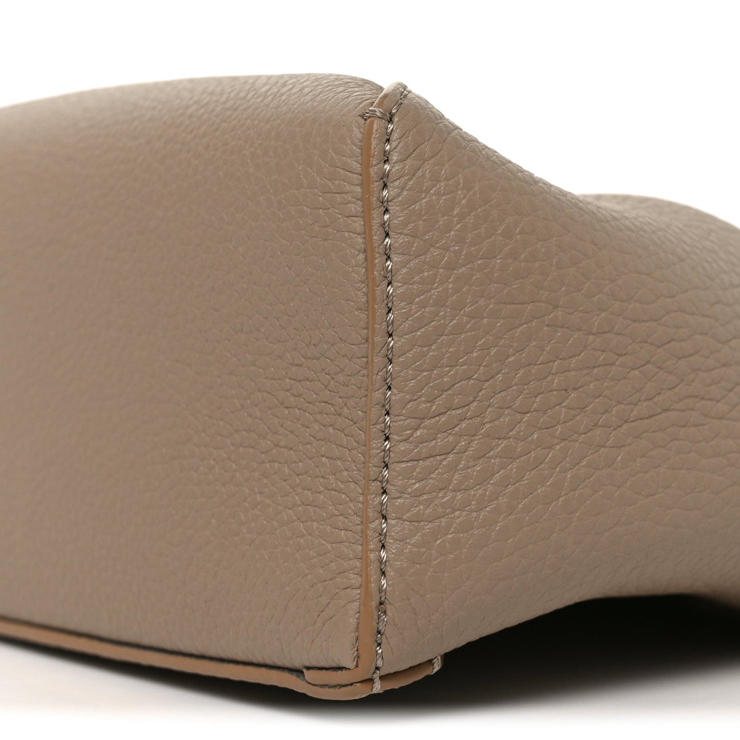 Soft Grained Calfskin Mini Puzzle Edge Bag Sand
