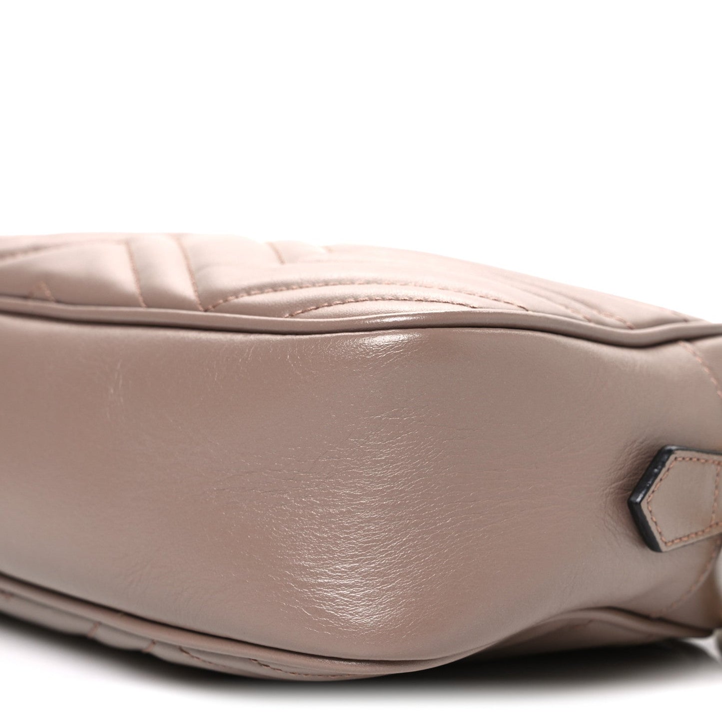 Calfskin Matelasse Small GG Marmont Chain Shoulder Bag Porcelain Rose