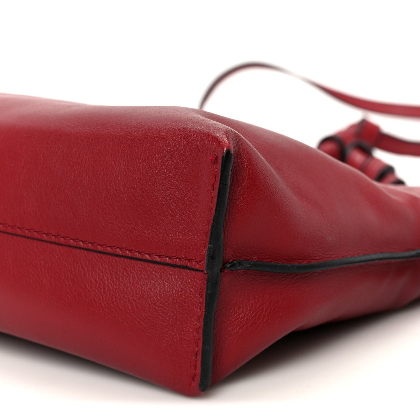Calfskin Mini Flamenco Knot Bag Red