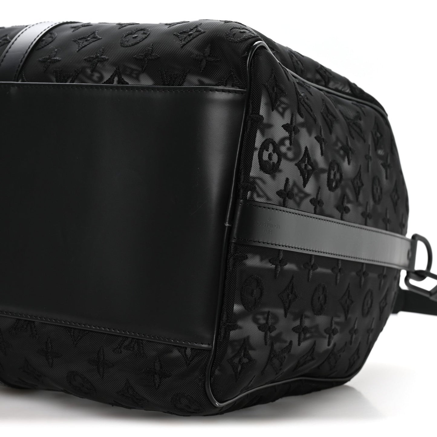 Monogram See Through Keepall Bandouliere 50 Black