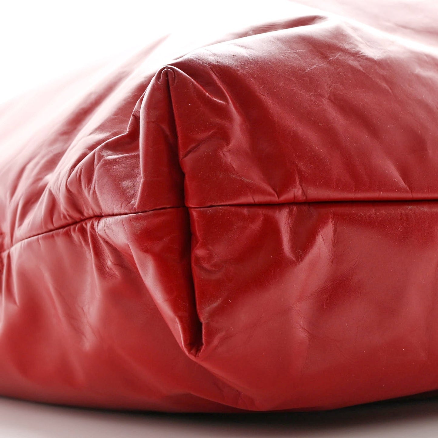 Calfskin Polly Tote Red