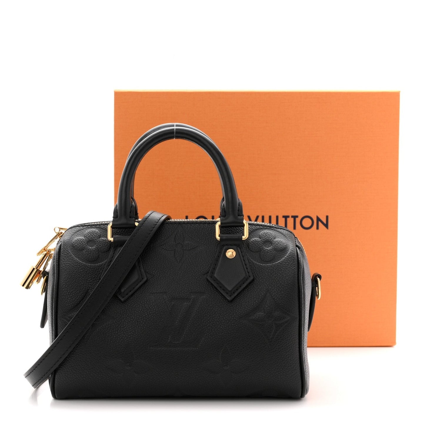 Empreinte Monogram Giant Speedy Bandouliere 20 Black