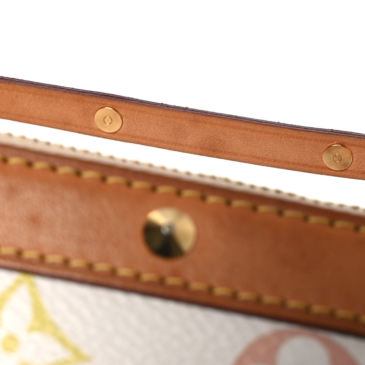 Monogram Multicolor Pochette Accessories White