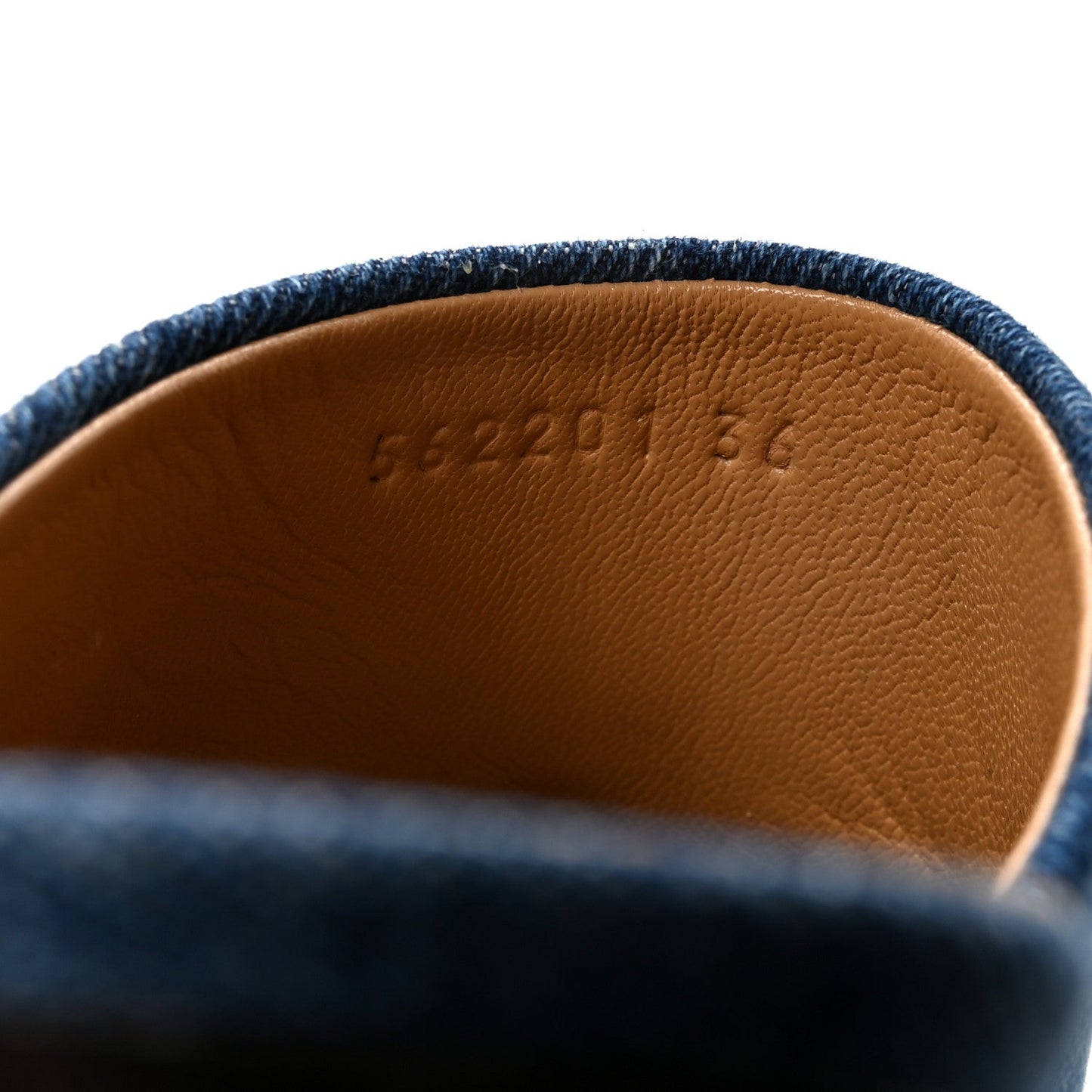Ripped Denim 90 Mules Washed Denim