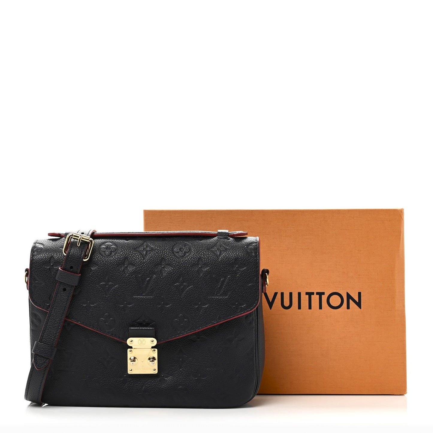 Empreinte Pochette Metis Marine Rouge