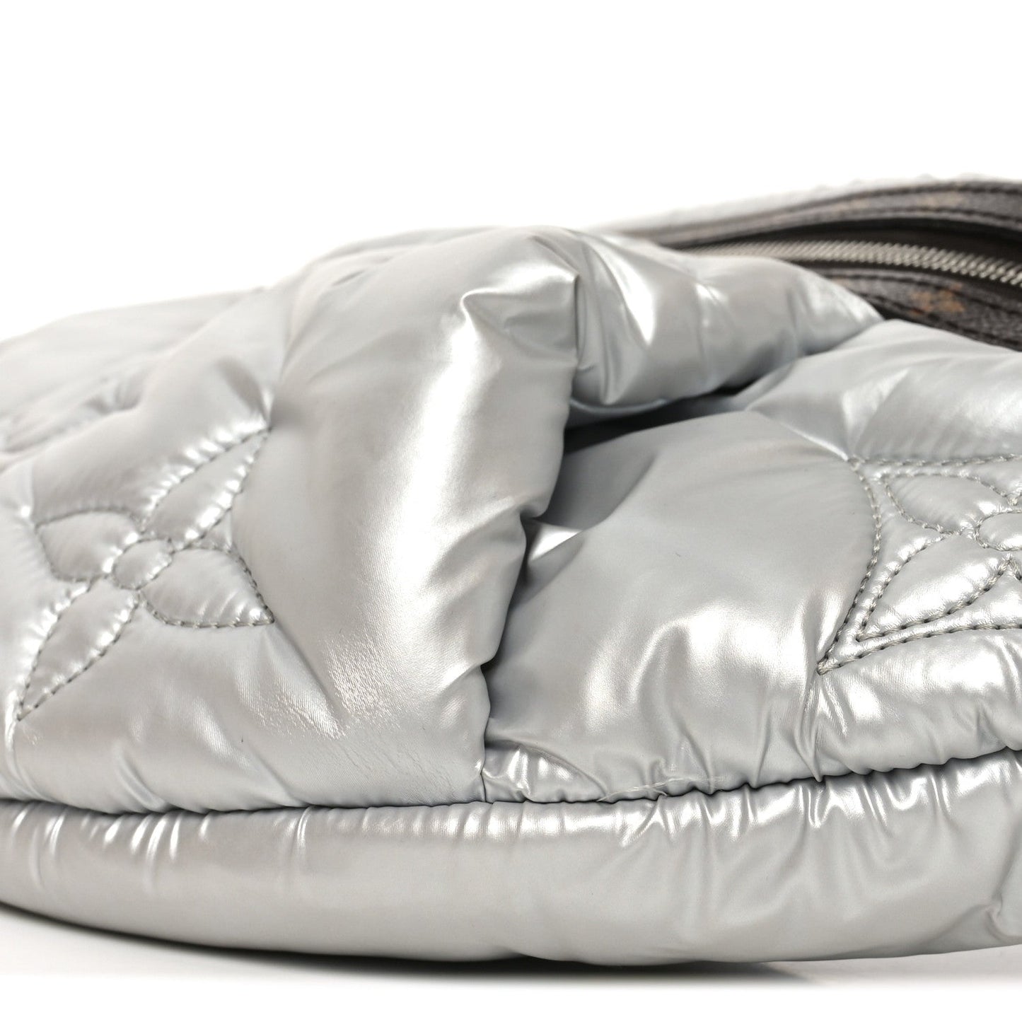 Econyl Monogram Pillow BumBag Silver