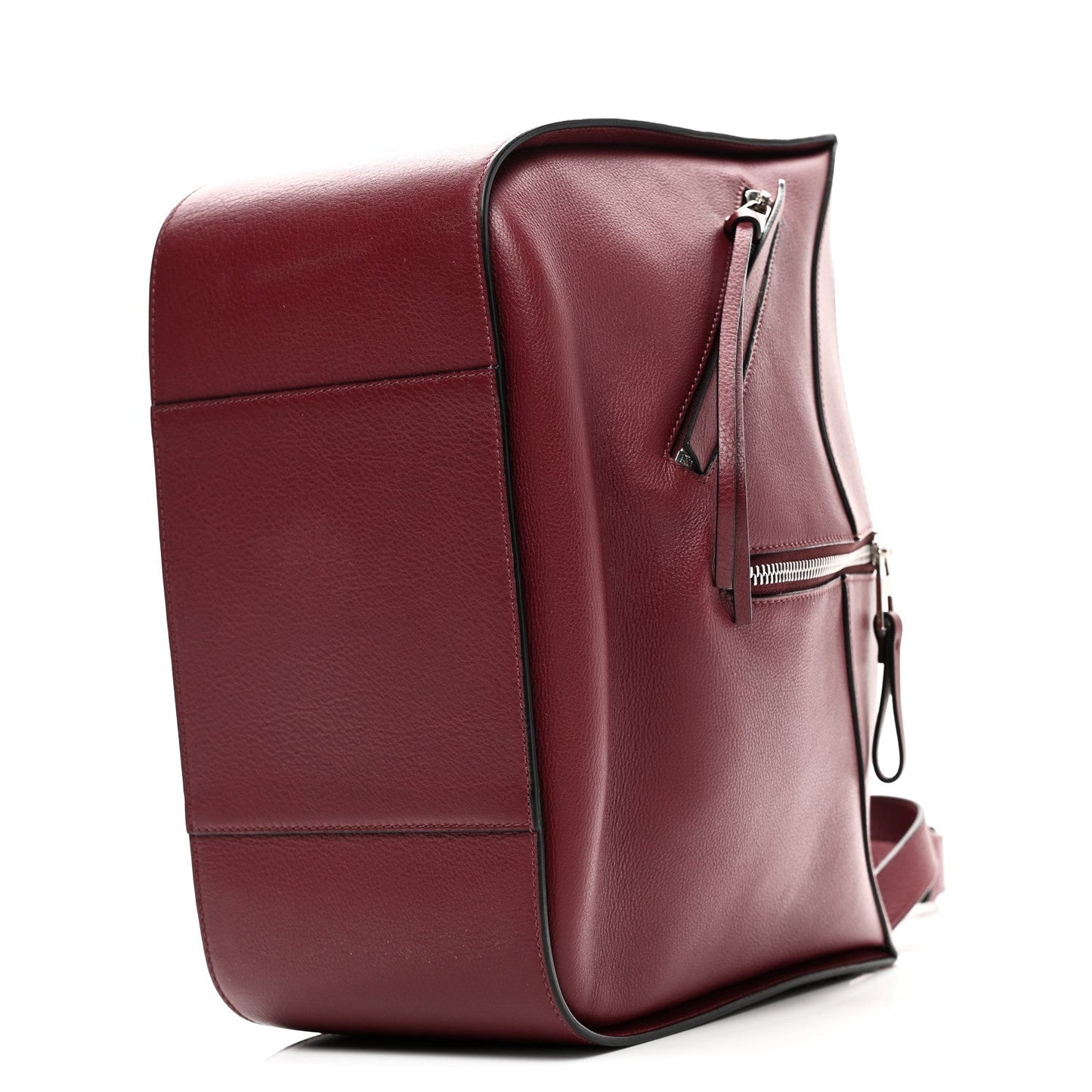 Calfskin Small Hammock Shoulder Bag Dark Red