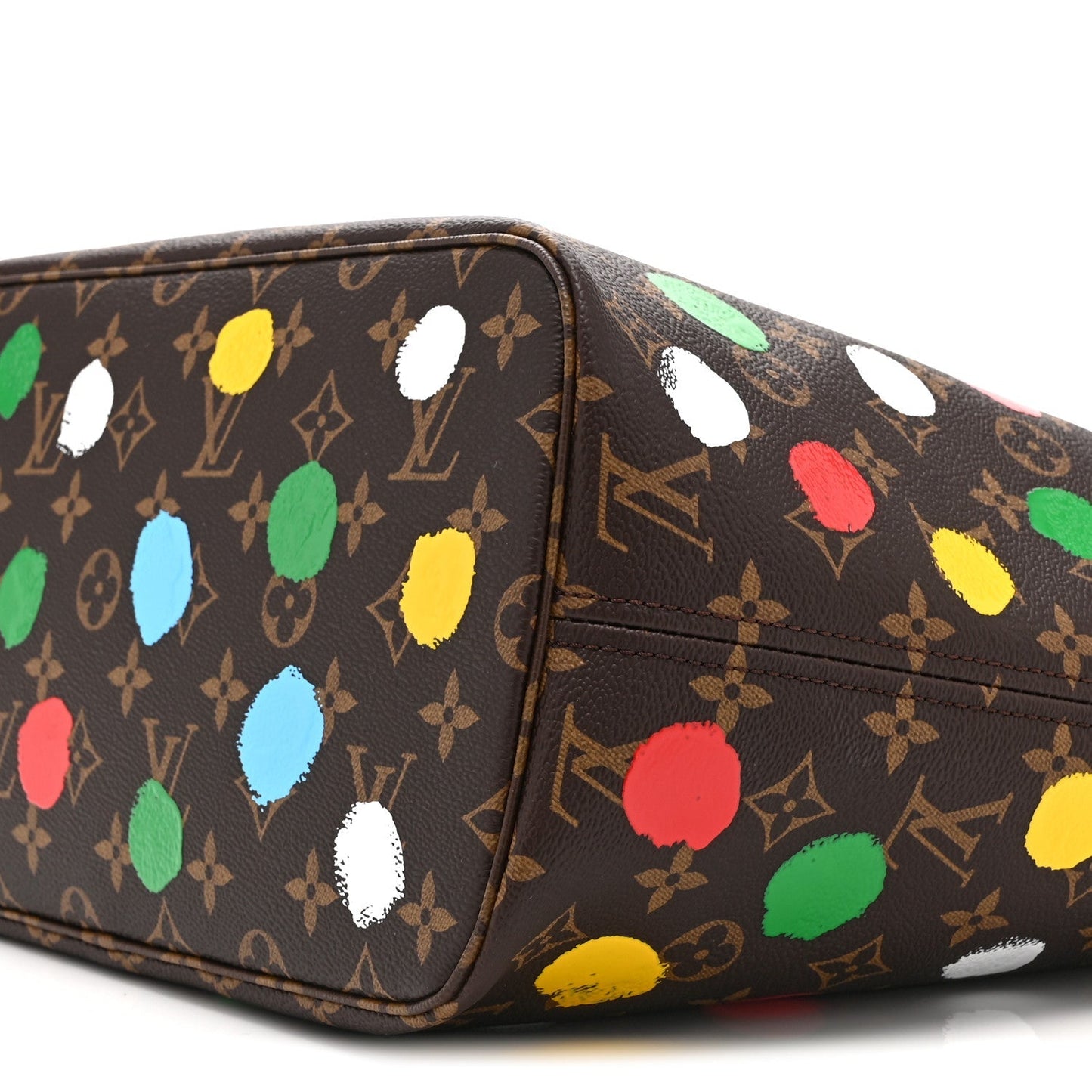 LV X YK Monogram Dots Neverfull MM