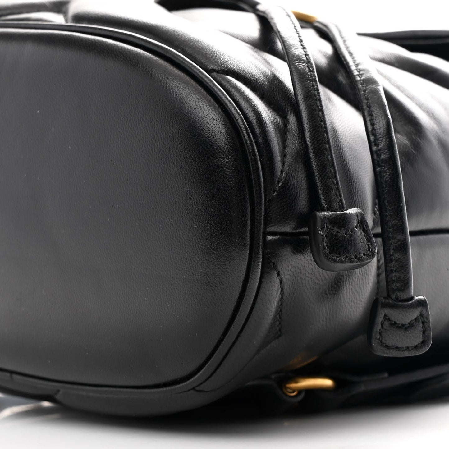 Nappa Chevron Matelasse GG Marmont Backpack Black
